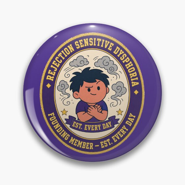 Item preview, Rejection Sensitive Dysphoria Club – Illustration ADHD Humor t-shirt designed and sold by Mosidrip.