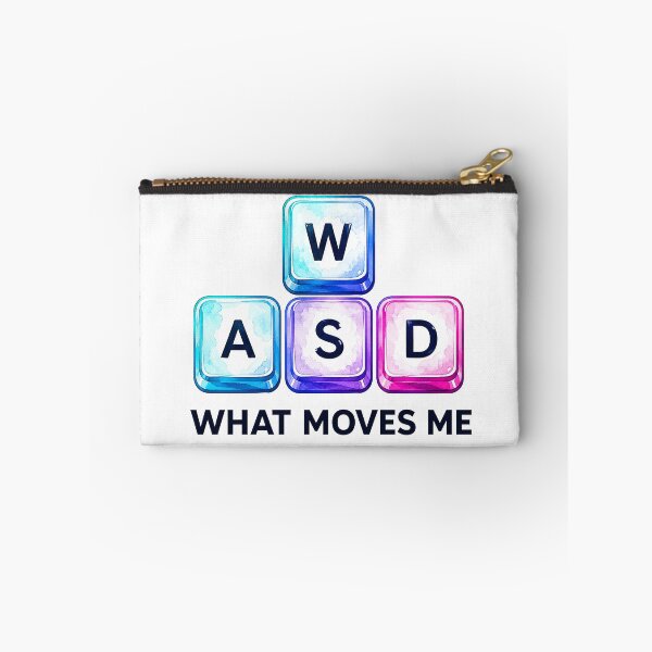Item preview, What moves me WASD PC Gamer designed and sold by lvlupthreads.