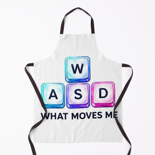 Item preview, What moves me WASD PC Gamer designed and sold by lvlupthreads.