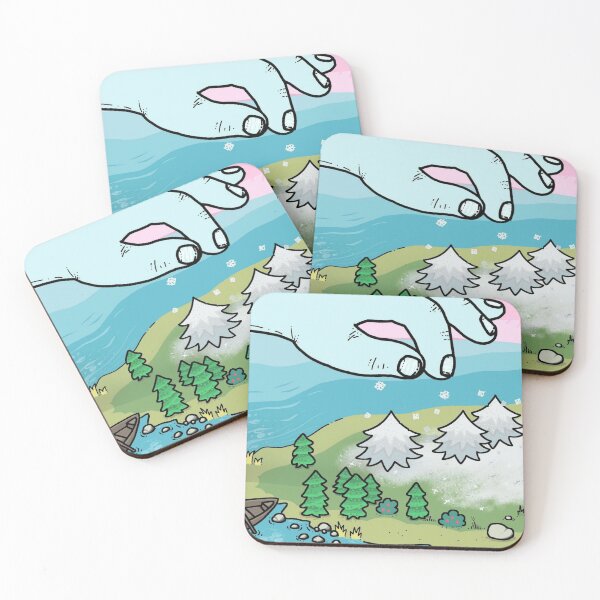 Item preview,  Giant Hand Sprinkling Snow Tiny Forest designed and sold by Out-Of-Gooos.