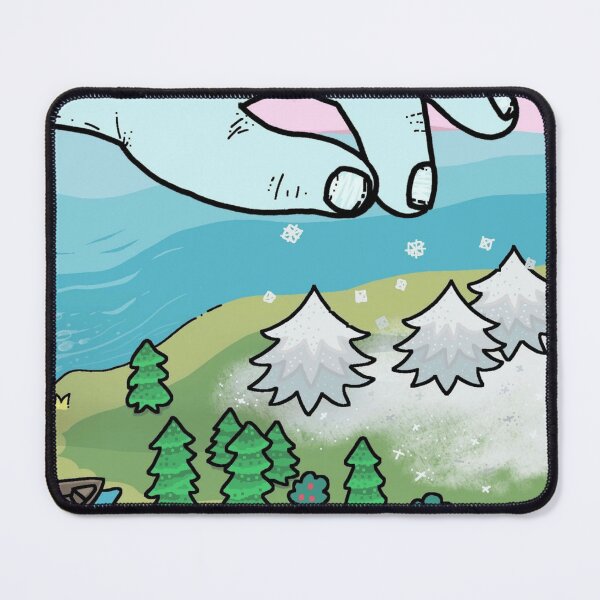 Item preview, Giant Hand Sprinkling Snow Tiny Forest designed and sold by Out-Of-Gooos.