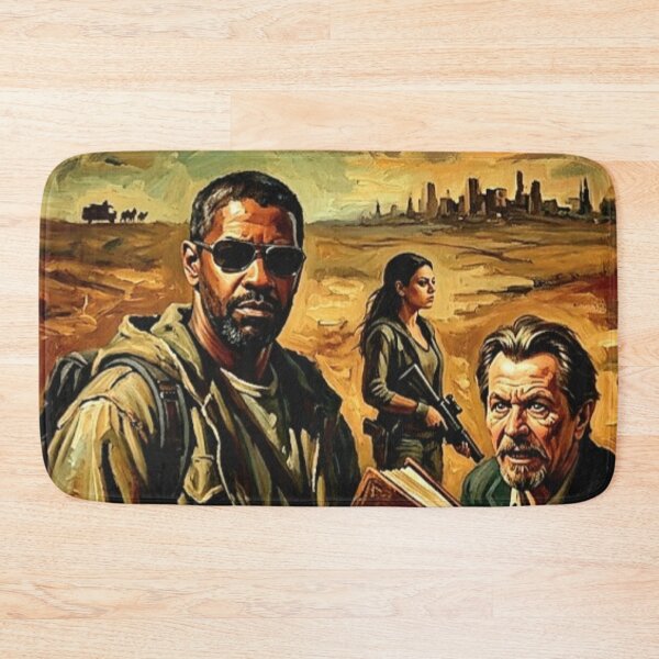 Item preview, The Book of Eli Retro Post-Apocalyptic Sci-Fi Action Tribute Art Movie Poster designed and sold by Art's Diner.