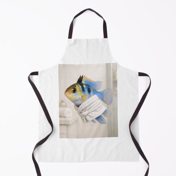 Item preview, Cozy Bathrobe German Blue Ram Fish designed and sold by Sillytoe.