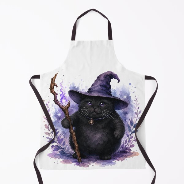 Item preview, Black Cat Wizard designed and sold by lvlupthreads.