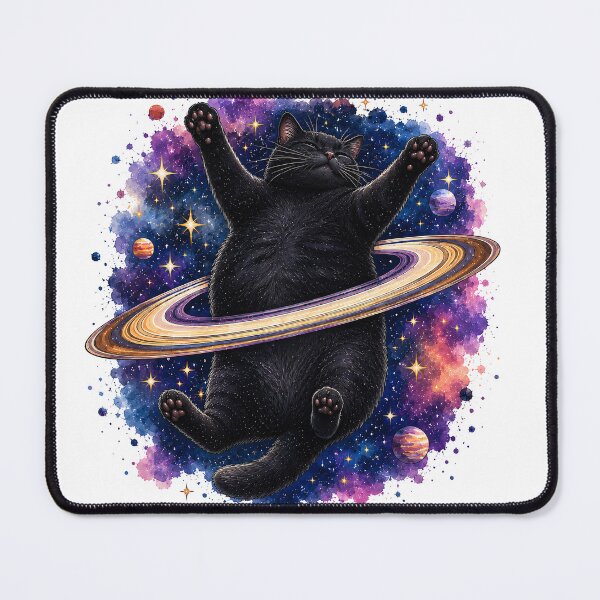 Item preview, Cosmic Void Cat designed and sold by lvlupthreads.