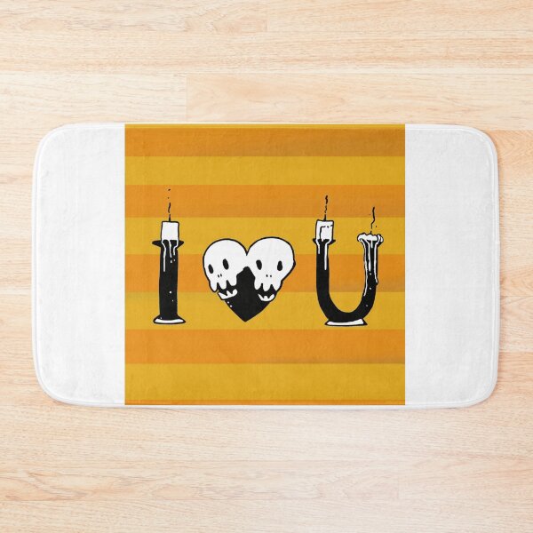 Item preview, I Love You Skull Heart Candle Gothic designed and sold by Out-Of-Gooos.
