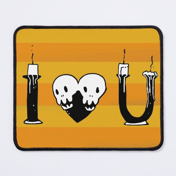 Item preview, I Love You Skull Heart Candle Gothic designed and sold by Out-Of-Gooos.