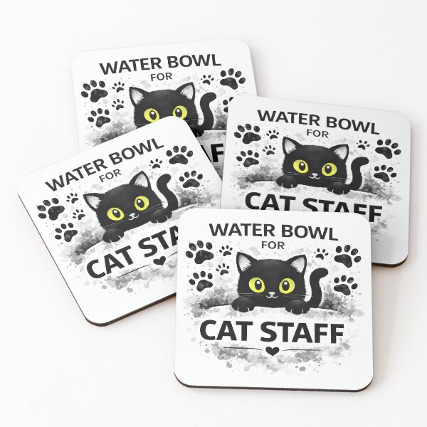 Item preview, Water Bowl for Cat Staff designed and sold by lvlupthreads.
