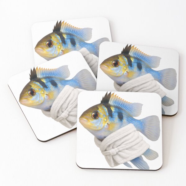 Item preview, Bathrobe German Blue Ram Fish designed and sold by Sillytoe.