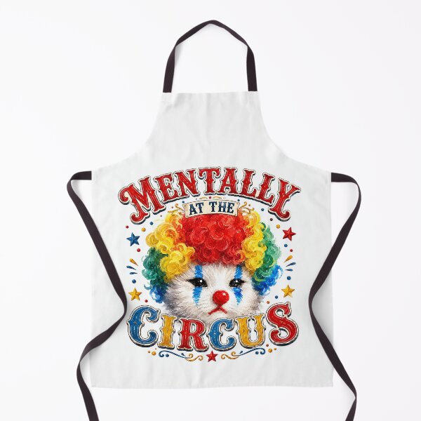Item preview, Mentally at the Circus Cat designed and sold by lvlupthreads.