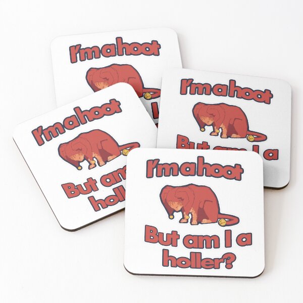 Item preview, I'm a hoot but am I a holler kitty sticker designed and sold by Void Bunny.