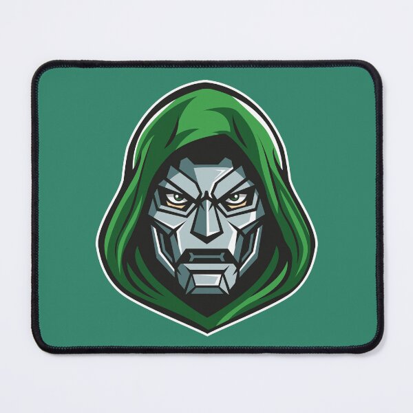 Item preview, Green Cloaked Metal Mask Villain | Dark Fantasy Warrior Graphic designed and sold by MerlinWear.