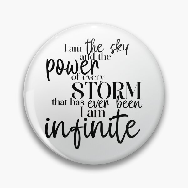 Item preview, I am Infinite full Fourth Wing quote designed and sold by letizzart designs.