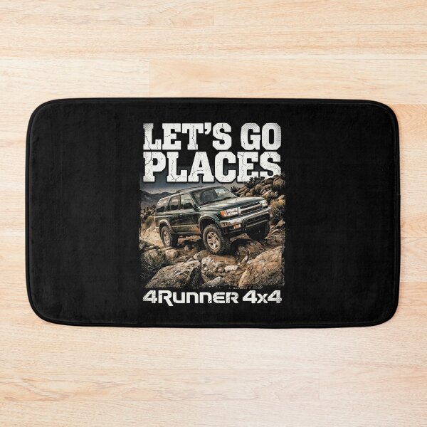 Item preview, Retro Style 3rd Gen 4Runner 4x4 Let's Go Places Off-Road Green designed and sold by Off-Road-Zone.