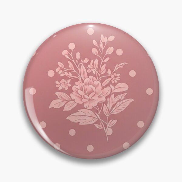 Item preview, Vintage Romance: Dusty Rose Floral Toile Pattern designed and sold by LiveLearnCreate.