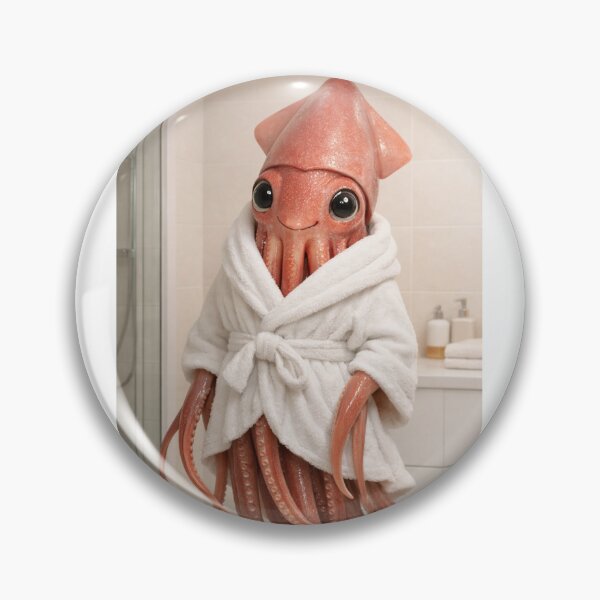 Item preview, Cozy Bathrobe Giant Squid designed and sold by Sillytoe.