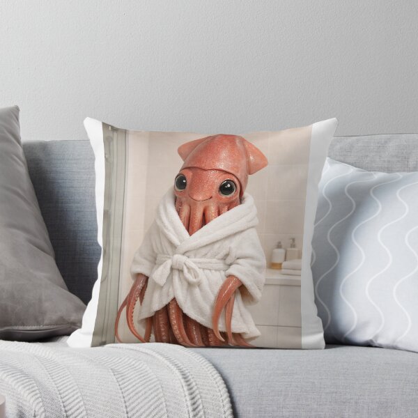 Item preview, Cozy Bathrobe Giant Squid designed and sold by Sillytoe.