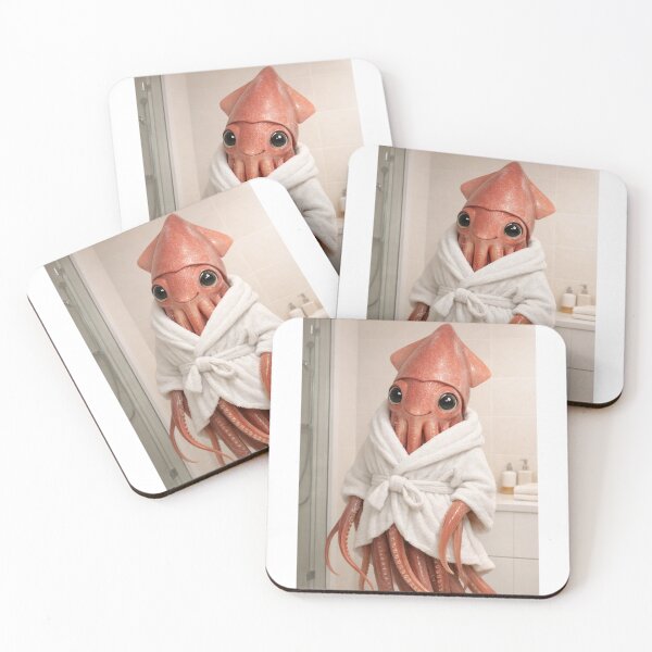 Item preview, Cozy Bathrobe Giant Squid designed and sold by Sillytoe.