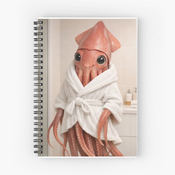 Item preview, Cozy Bathrobe Giant Squid designed and sold by Sillytoe.