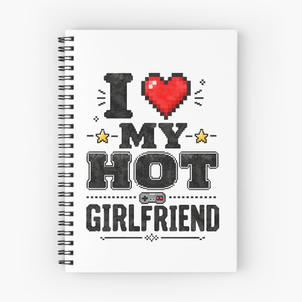 Item preview, I Love My Hot Girlfriend Gamer Design designed and sold by lvlupthreads.