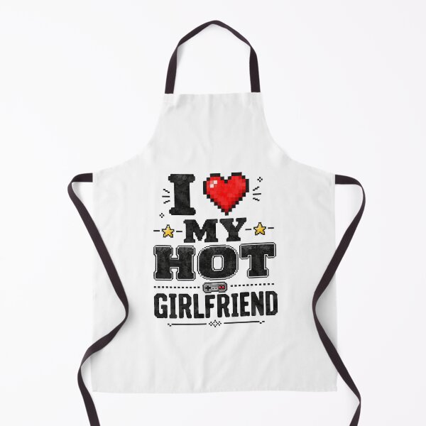 Item preview, I Love My Hot Girlfriend Gamer Design designed and sold by lvlupthreads.