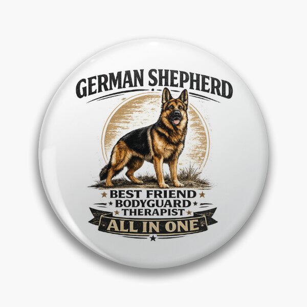 Item preview, German Shepherd Best Friend Bodyguard Therapist All In One designed and sold by BYMK.