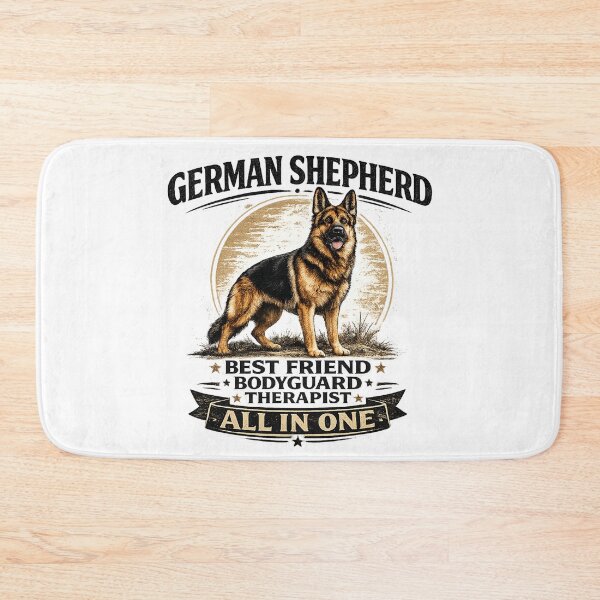 Item preview, German Shepherd Best Friend Bodyguard Therapist All In One designed and sold by BYMK.