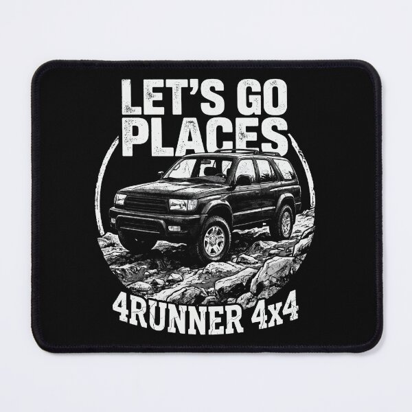Item preview, Retro Style 3rd Gen 4Runner 4x4 Let's Go Places Off-Road B&W designed and sold by Off-Road-Zone.
