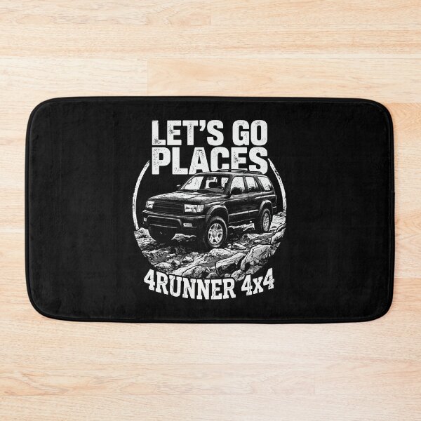 Item preview, Retro Style 3rd Gen 4Runner 4x4 Let's Go Places Off-Road B&W designed and sold by Off-Road-Zone.