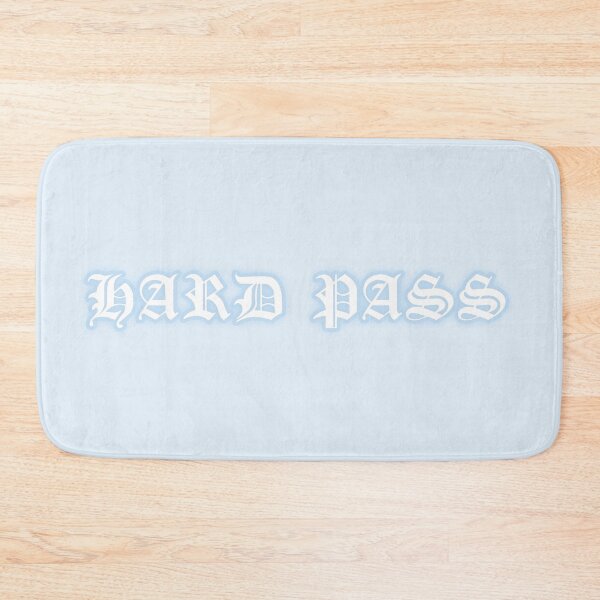 Item preview, Pastel "Hard Pass" Gothic Old English Text | Cute Blue Y2K Gothic Typography designed and sold by KawaiiTexts.