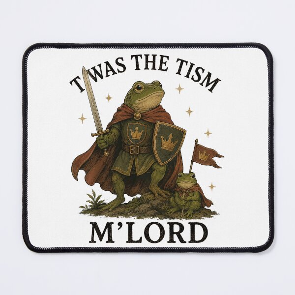Item preview, Funny Meme TWAS The Tism M Lord Frog Wizard designed and sold by Kladhadredo.