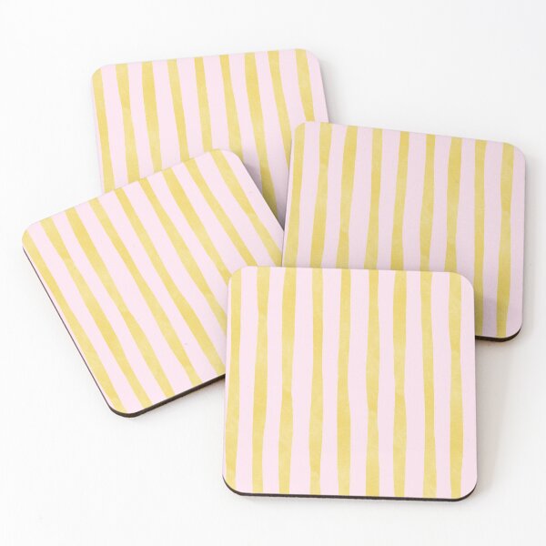 Item preview, Pink and Yellow Stripes designed and sold by Aesthetic117.