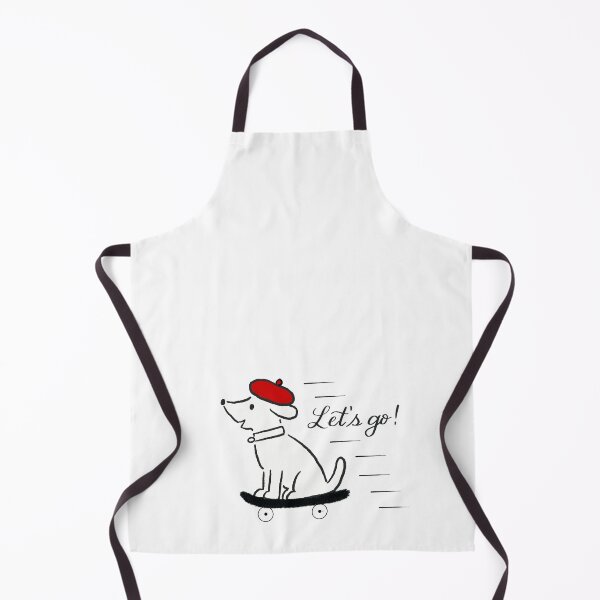 Item preview, ¡Vamos! Lindo perro patinador designed and sold by pinkstickstore.