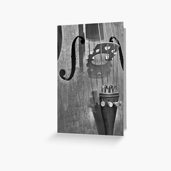 The Infernal Cello. Greeting Card