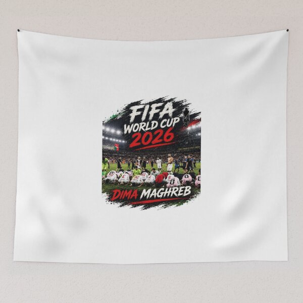 Item preview, Dima Maghreb FIFA World Cup 2026 Shirt – Morocco Football Fan Hand Drawn Graphic T-Shirt designed and sold by lavide3.
