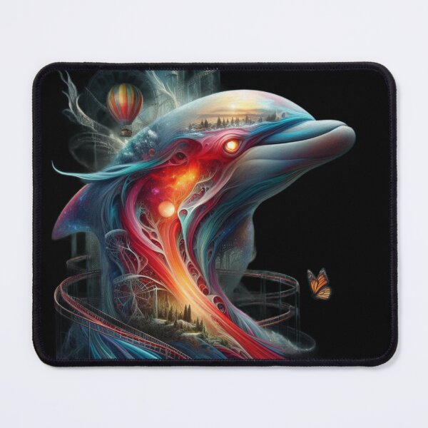 Item preview, The Theme Park Mind – Cosmic Dolphin Rollercoaster designed and sold by LujziWorld.