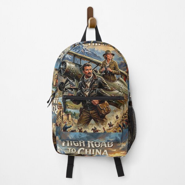 Item preview, High Road to China Retro Adventure Action Romance Tribute Art Movie Poster designed and sold by Art's Diner.