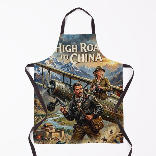Item preview, High Road to China Retro Adventure Action Romance Tribute Art Movie Poster designed and sold by Art's Diner.