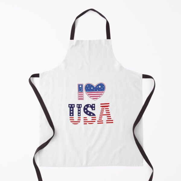 Item preview, I Love USA Patriotic American Flag Heart designed and sold by Sarah'sCreativeLab.