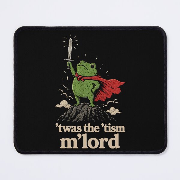 Item preview, TWAS The Tism M Lord Frog Wizard Funny Meme designed and sold by Kladhadredo.