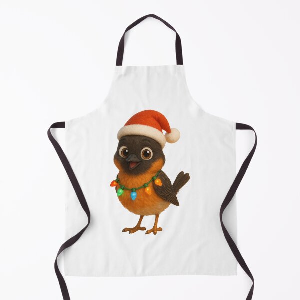 Item preview, Christmas Stonechat Bird designed and sold by Sillytoe.