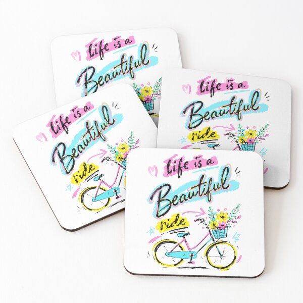 Item preview, Life Is A Beautiful Ride Bicycle Art designed and sold by RamyGallery.