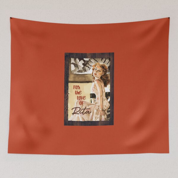 Item preview, For the Love of Rita (on Orange/Red) designed and sold by PawsitiveMum3.
