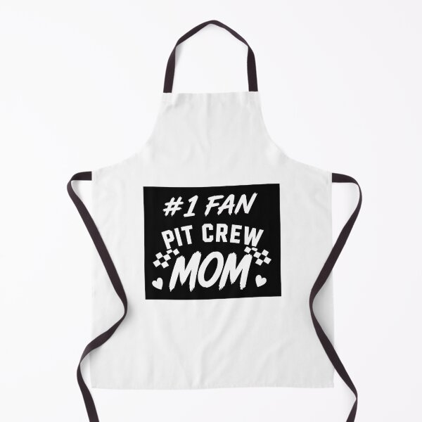 Item preview, PIT CREW MOM #1 FAN BLACK designed and sold by ocd_Jessica.