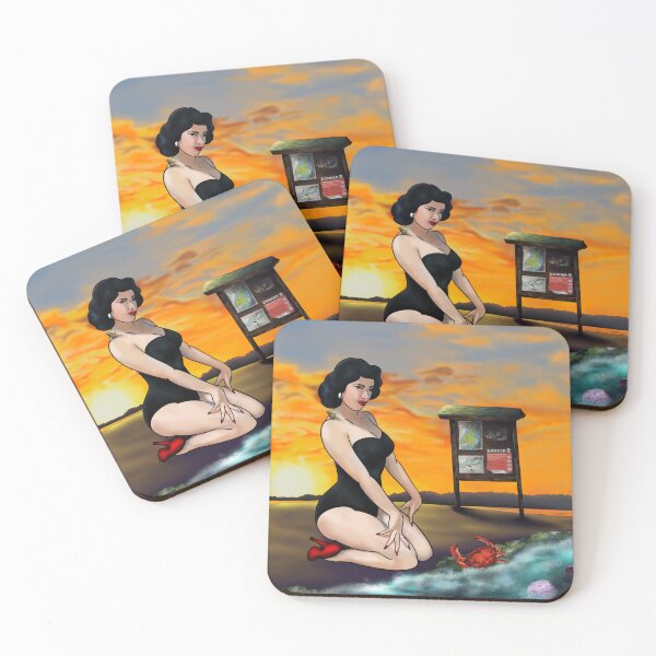 Item preview, Pacific Paradise Pinup designed and sold by warriorpeaks.