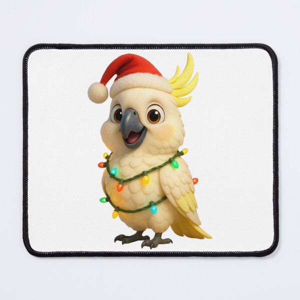 Item preview, Christmas Sulphur-Crested Cockatoo designed and sold by Sillytoe.