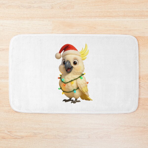 Item preview, Christmas Sulphur-Crested Cockatoo designed and sold by Sillytoe.