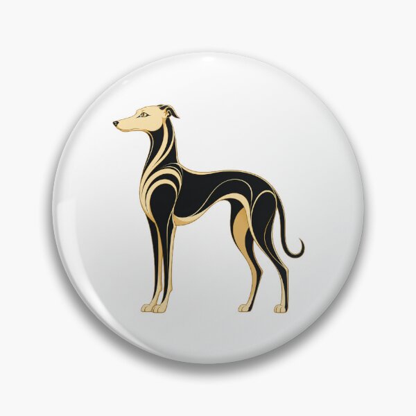 Item preview, Art Deco Greyhound Mascot designed and sold by Modern Mascot Archive.