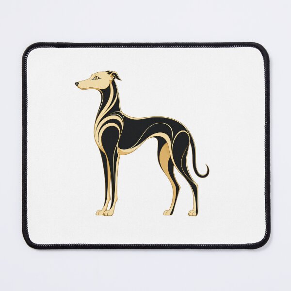 Item preview, Art Deco Greyhound Mascot designed and sold by Modern Mascot Archive.