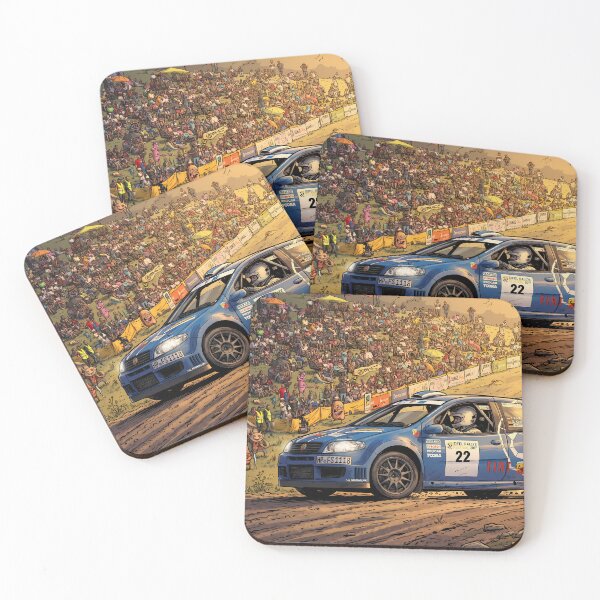 Item preview, Fiat Punto S1600 Rally Comic Illustration designed and sold by Racing Art Store.